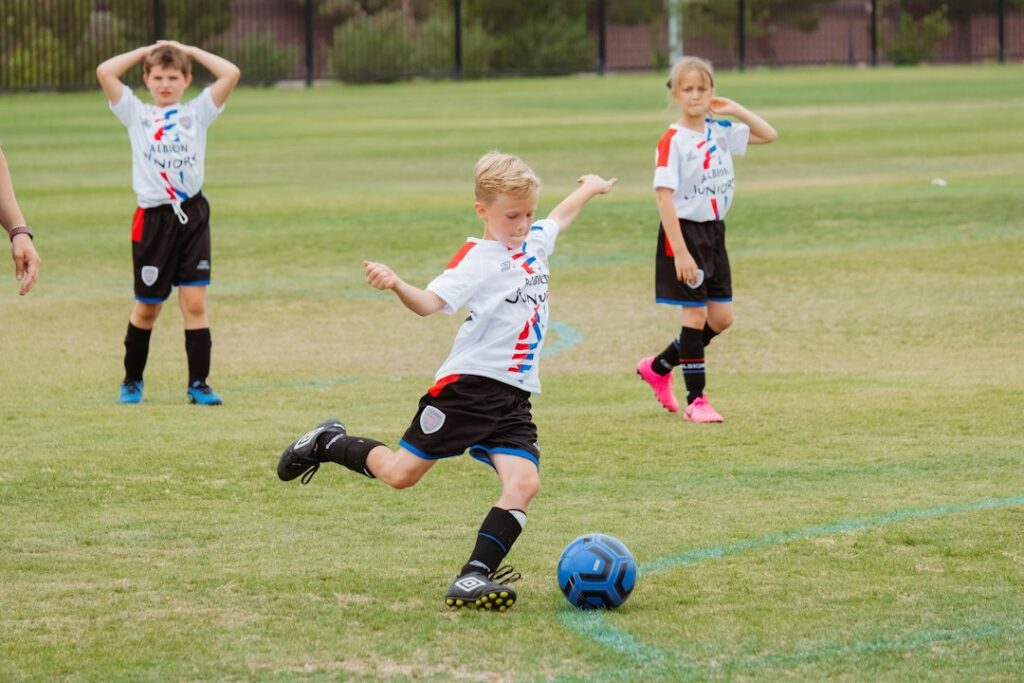 Youth sports field representing resilience and learning from setbacks